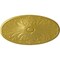 Ekena Millwork Madrid Ceiling Medallion, Hand-Painted Rich Gold, 24 3/4"W x 12 1/2"H x 1 3/4"P CM24X12MARGS - alternate 1